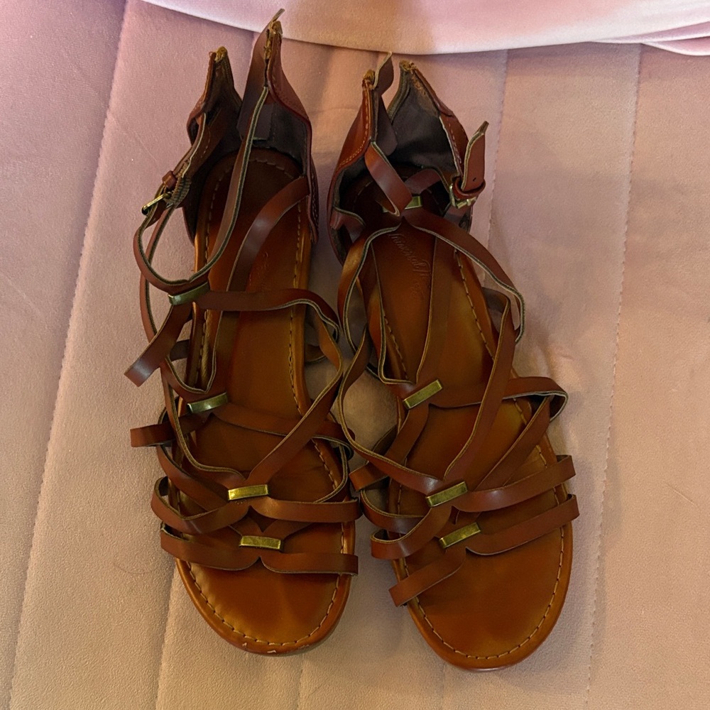 Brown Strappy Sandals